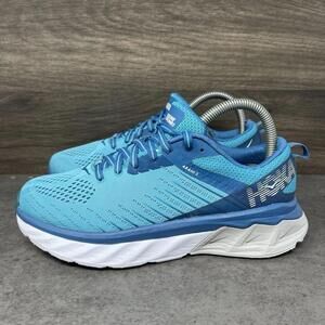 HOKA Arahi 3 Road Running Shoes Womens Size 6.5 Blue Sneakers One One